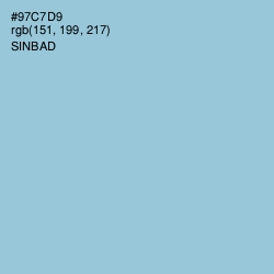 #97C7D9 - Sinbad Color Image