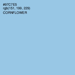 #97C7E5 - Cornflower Color Image