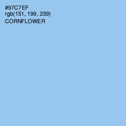 #97C7EF - Cornflower Color Image