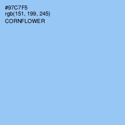 #97C7F5 - Cornflower Color Image