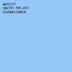 #97C7F7 - Cornflower Color Image