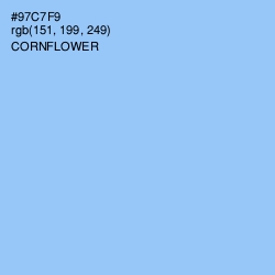 #97C7F9 - Cornflower Color Image