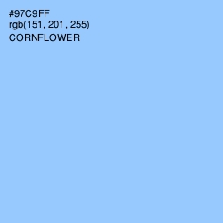 #97C9FF - Cornflower Color Image