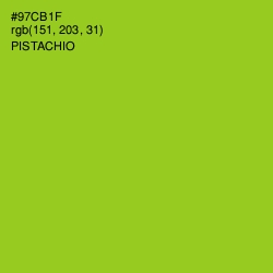 #97CB1F - Pistachio Color Image