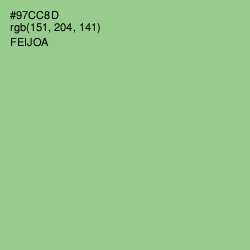 #97CC8D - Feijoa Color Image