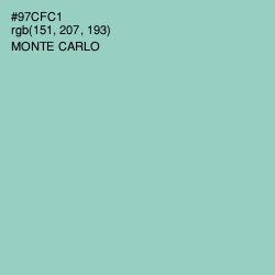 #97CFC1 - Monte Carlo Color Image