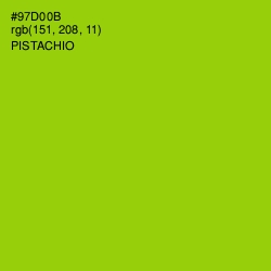 #97D00B - Pistachio Color Image