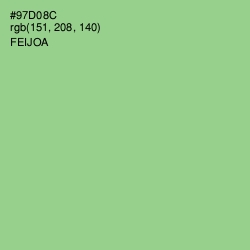 #97D08C - Feijoa Color Image
