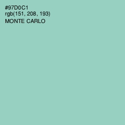 #97D0C1 - Monte Carlo Color Image