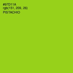 #97D11A - Pistachio Color Image