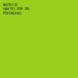 #97D11D - Pistachio Color Image