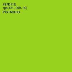 #97D11E - Pistachio Color Image