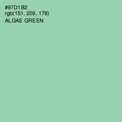 #97D1B2 - Algae Green Color Image