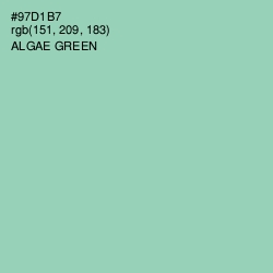 #97D1B7 - Algae Green Color Image