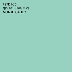 #97D1C0 - Monte Carlo Color Image