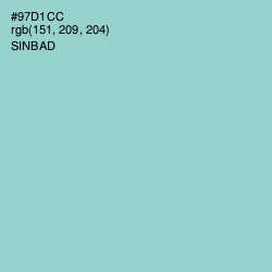 #97D1CC - Sinbad Color Image