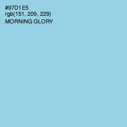 #97D1E5 - Morning Glory Color Image