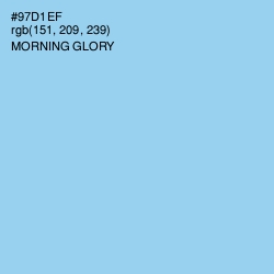 #97D1EF - Morning Glory Color Image