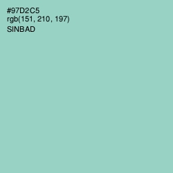 #97D2C5 - Sinbad Color Image