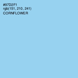 #97D2F1 - Cornflower Color Image