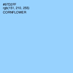 #97D2FF - Cornflower Color Image