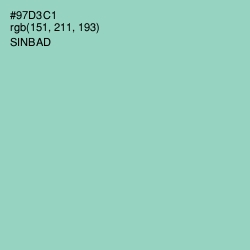 #97D3C1 - Sinbad Color Image