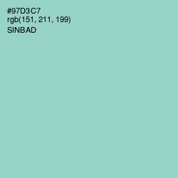 #97D3C7 - Sinbad Color Image