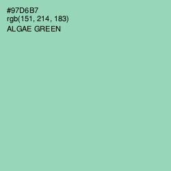 #97D6B7 - Algae Green Color Image