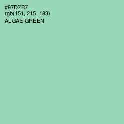 #97D7B7 - Algae Green Color Image