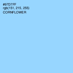 #97D7FF - Cornflower Color Image