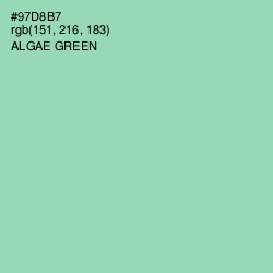 #97D8B7 - Algae Green Color Image