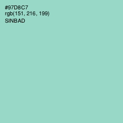 #97D8C7 - Sinbad Color Image