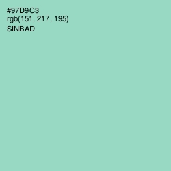 #97D9C3 - Sinbad Color Image