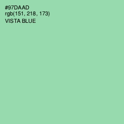 #97DAAD - Vista Blue Color Image