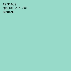 #97DAC9 - Sinbad Color Image