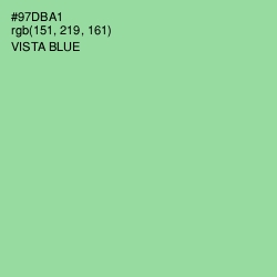 #97DBA1 - Vista Blue Color Image
