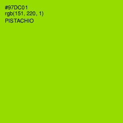 #97DC01 - Pistachio Color Image