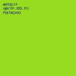 #97DC1F - Pistachio Color Image