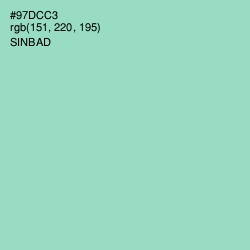 #97DCC3 - Sinbad Color Image