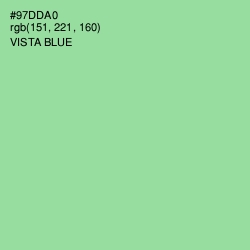 #97DDA0 - Vista Blue Color Image