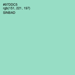 #97DDC5 - Sinbad Color Image