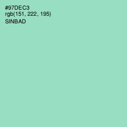 #97DEC3 - Sinbad Color Image