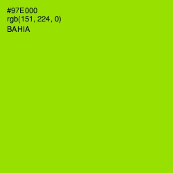 #97E000 - Bahia Color Image