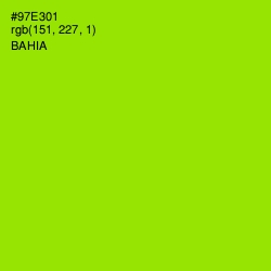 #97E301 - Bahia Color Image