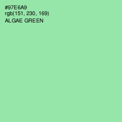 #97E6A9 - Algae Green Color Image