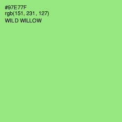 #97E77F - Wild Willow Color Image