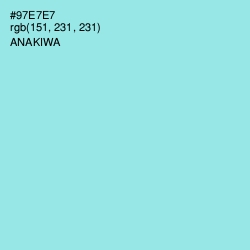 #97E7E7 - Anakiwa Color Image