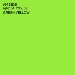 #97EB3B - Green Yellow Color Image