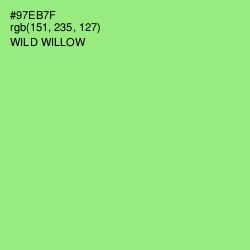 #97EB7F - Wild Willow Color Image