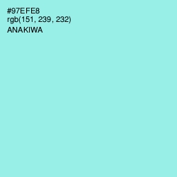 #97EFE8 - Anakiwa Color Image